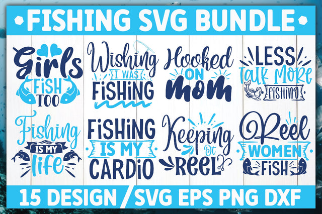 Fishing SVG Bundle SVG Ariyan 