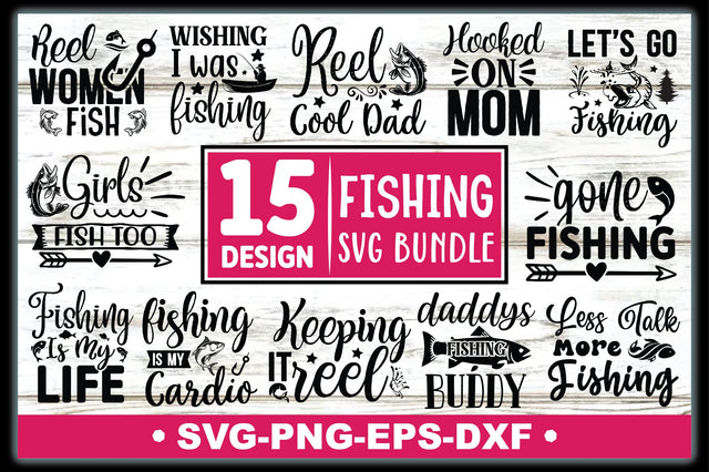 Fishing SVG Bundle SVG Ariyan 