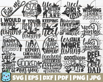 Fishing SVG Bundle SVG MintyMarshmallows 