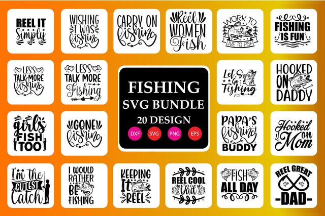 Fishing SVG Bundle SVG Shahin alam 
