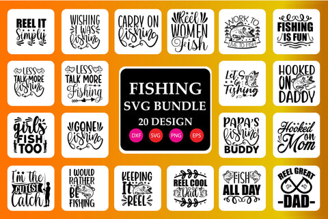 Fishing SVG Bundle SVG Shahin alam 