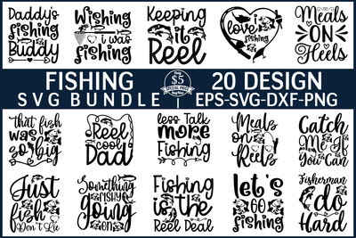fishing svg bundle vol 5 SVG buydesign 