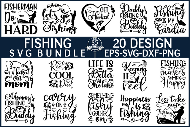 fishing svg bundle vol 6 SVG buydesign 