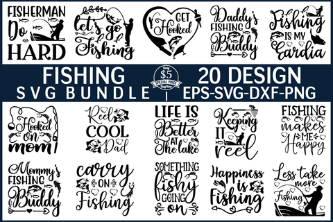fishing svg bundle vol 6 SVG buydesign 
