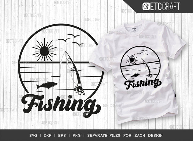 Fishing SVG Cut File, Fishing Rod Svg, Fish Svg, Fishermans Svg, Fish Catching Svg, Bass Fishing Svg, Funny Fishing Svg, Fishing Quotes, Typography Design, SVG ETC Craft 