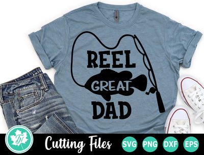 Fishing SVG | Dad SVG | Reel Great Dad SVG SVG TrueNorthImagesCA 
