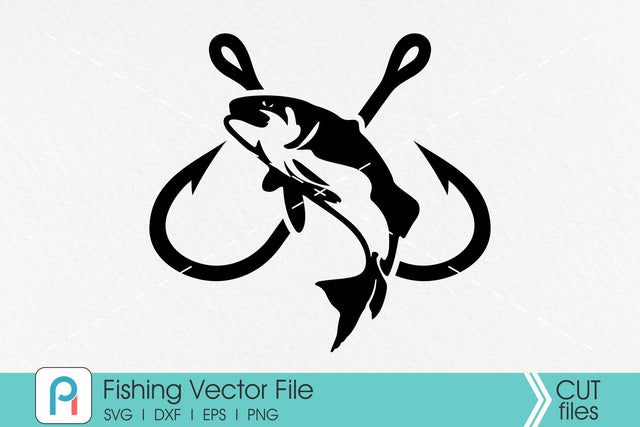 Fishing Svg, Fish Svg, Fish Hook Svg, Hook Svg, Fishing Dxf SVG Pinoyart Kreatib 
