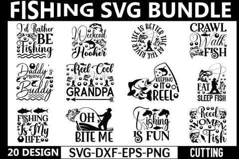 Fishing Svg,Fishing Svg Bundle,Fishing Svg for Cricut SVG BB Type Studios 
