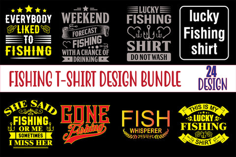 Fishing T Shirt SVG Bundle SVG nirmal108roy 