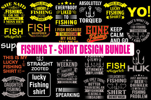Fishing T Shirt SVG Bundle SVG nirmal108roy 