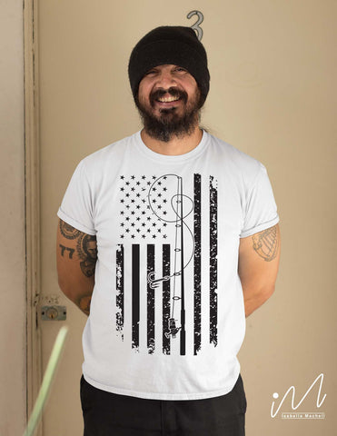 Fishing t shirt, USA fishing t shirt, Fishing cricut, cut files, fishing container cut files SVG Isabella Machell 