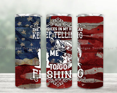 Fishing Tumbler, 20oz Skinny Tumbler, Sublimation Design Templates, Straight PNG Digital Download, Sublimation Template Sublimation ToriDesigns 