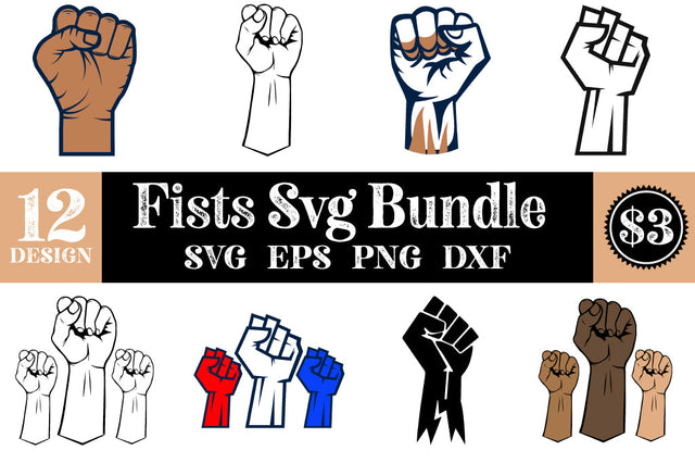 Fists Svg Bundle SVG Svgcraft 