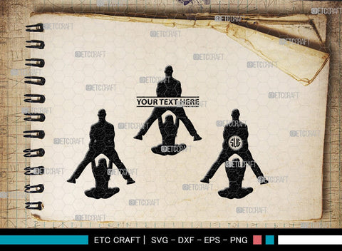 Fitness Couple Monogram, Fitness Couple Silhouette, Fitness Couple SVG, Fitness Svg, Couple Svg, Exercising Svg, SB00361 SVG ETC Craft 