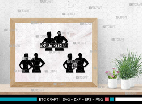 Fitness Couple Monogram, Fitness Couple Silhouette, Fitness Couple SVG, Fitness Svg, Couple Svg, Exercising Svg, SB00361 SVG ETC Craft 