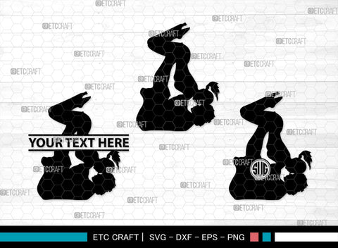 Fitness Couple Monogram, Fitness Couple Silhouette, Fitness Couple SVG, Fitness Svg, Couple Svg, Exercising Svg, SB00361 SVG ETC Craft 