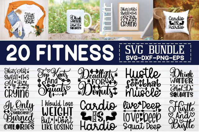 fitness design svg bundle vol 1 SVG buydesign 