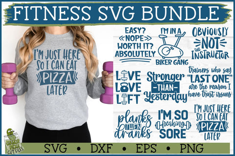 Fitness SVG Bundle SVG Crunchy Pickle 