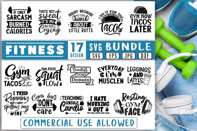 Fitness SVG Bundle.Workout SVG Bundle, gym svg, SVG Designangry 