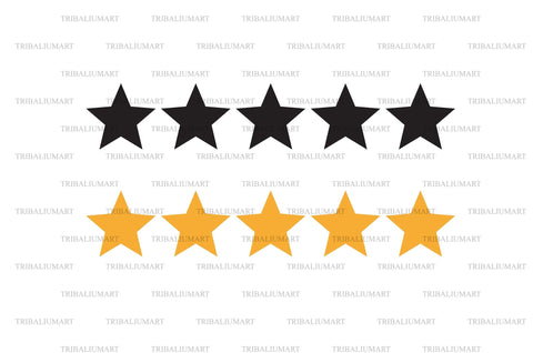 Five stars SVG TribaliumArtSF 