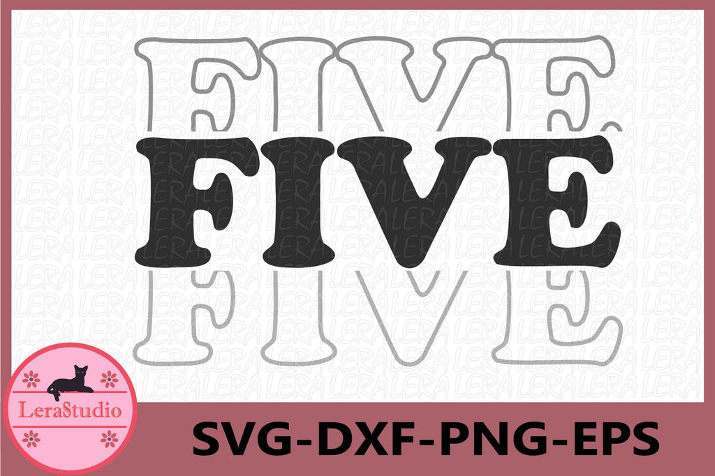 Five Svg - So Fontsy