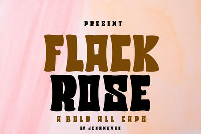 Flack Rose Font JH-CreativeFont 