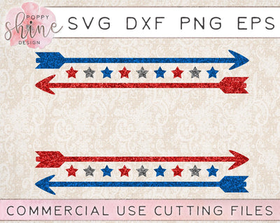 Flag Arrow Monogram Frame SVG Poppy Shine Design 