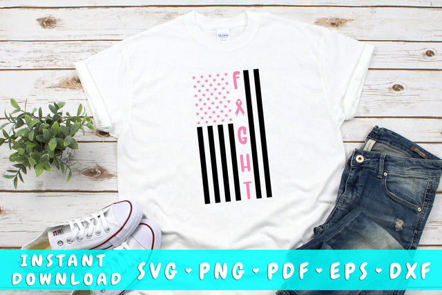 Flag Cancer Ribbon SVG SVG HappyDesignStudio 