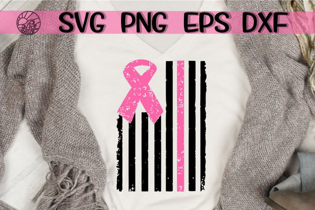 Flag - Grunge - Awareness Ribbon - SVG - DXF - EPS - PNG SVG On the Beach Boutique 