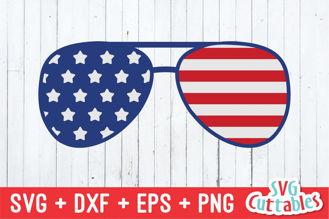 Flag Sunglasses Svg Cuttables 