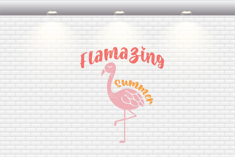 Flamazing Summer - SVG, PNG, DXF, EPS SVG Elsie Loves Design 