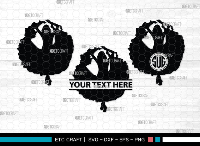 Flamenco Dancer Monogram, Flamenco Dancer Silhouette, Flamenco Dancer SVG, Flamenco Svg, Dancer Svg, Woman Dancer Svg, SB00192 SVG ETC Craft 