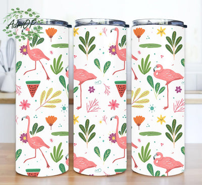 Flamingo 20oz Skinny Tumbler Png, Flamingo Tumbler , Flamingo Gift For Women, Flamingo Gifts For Her, Flamingo Tumblers Sublimation AdriOP 