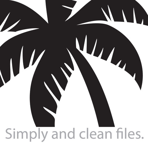 Flamingo and Palm Tree SVG TribaliumArtSF 