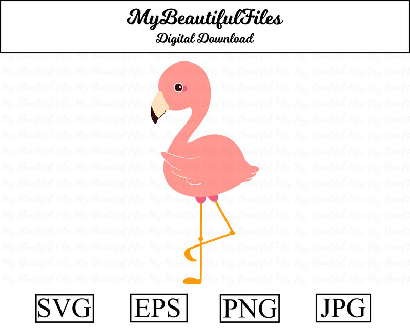 Flamingo - Animal SVG MyBeautifulFiles 