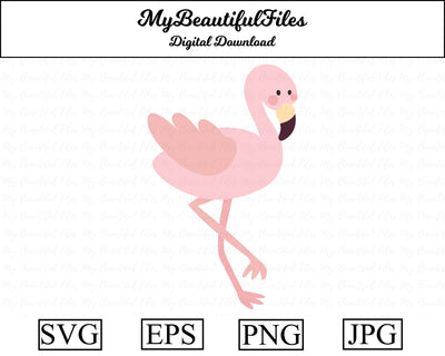 Flamingo - Animal SVG MyBeautifulFiles 