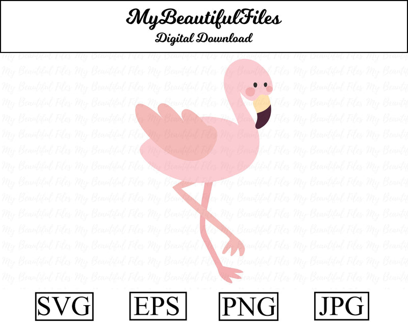 Flamingo - Animal SVG MyBeautifulFiles 