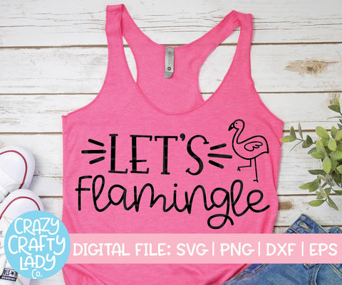 Flamingo Bachelorette SVG Cut File Bundle SVG Crazy Crafty Lady Co. 