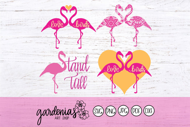 Flamingo Bundle SVG Gardenias Art Shop 