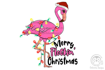 Flamingo Christmas Sublimation Sublimation LAM HOANG THUY 
