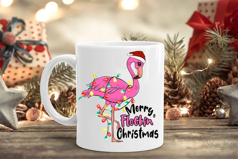 Flamingo Christmas Sublimation Sublimation LAM HOANG THUY 