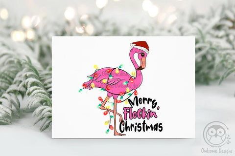 Flamingo Christmas Sublimation Sublimation LAM HOANG THUY 