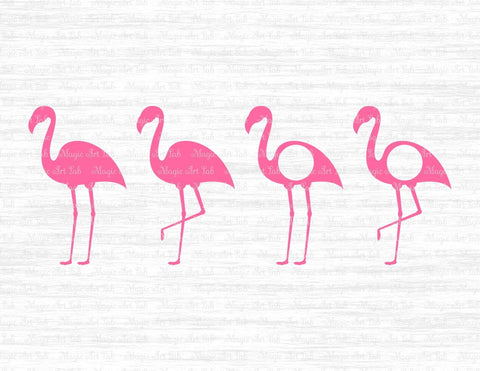 Flamingo cut files SVG MagicArtLab 