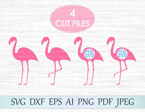 Flamingo cut files SVG MagicArtLab 