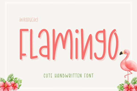Flamingo Font AnningArts Design 