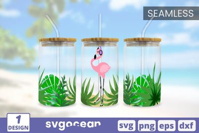 Flamingo Libbey Wrap SVG SVG SvgOcean 