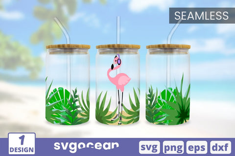 Flamingo Libbey Wrap SVG SVG SvgOcean 