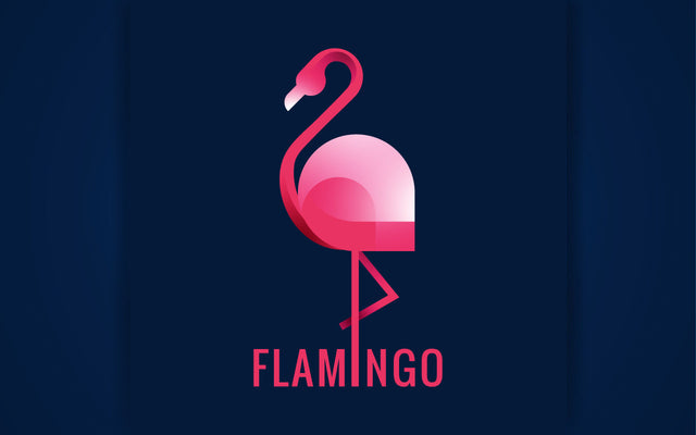 Flamingo Logo Gradient Colorful Style SVG naemmiah021 