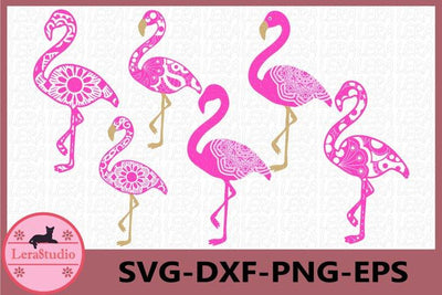 Flamingo Mandala Svg SVG Lerastudio 