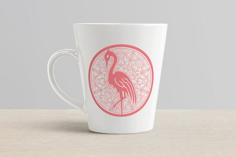 Flamingo Mandala Svg SVG zafrans studio 